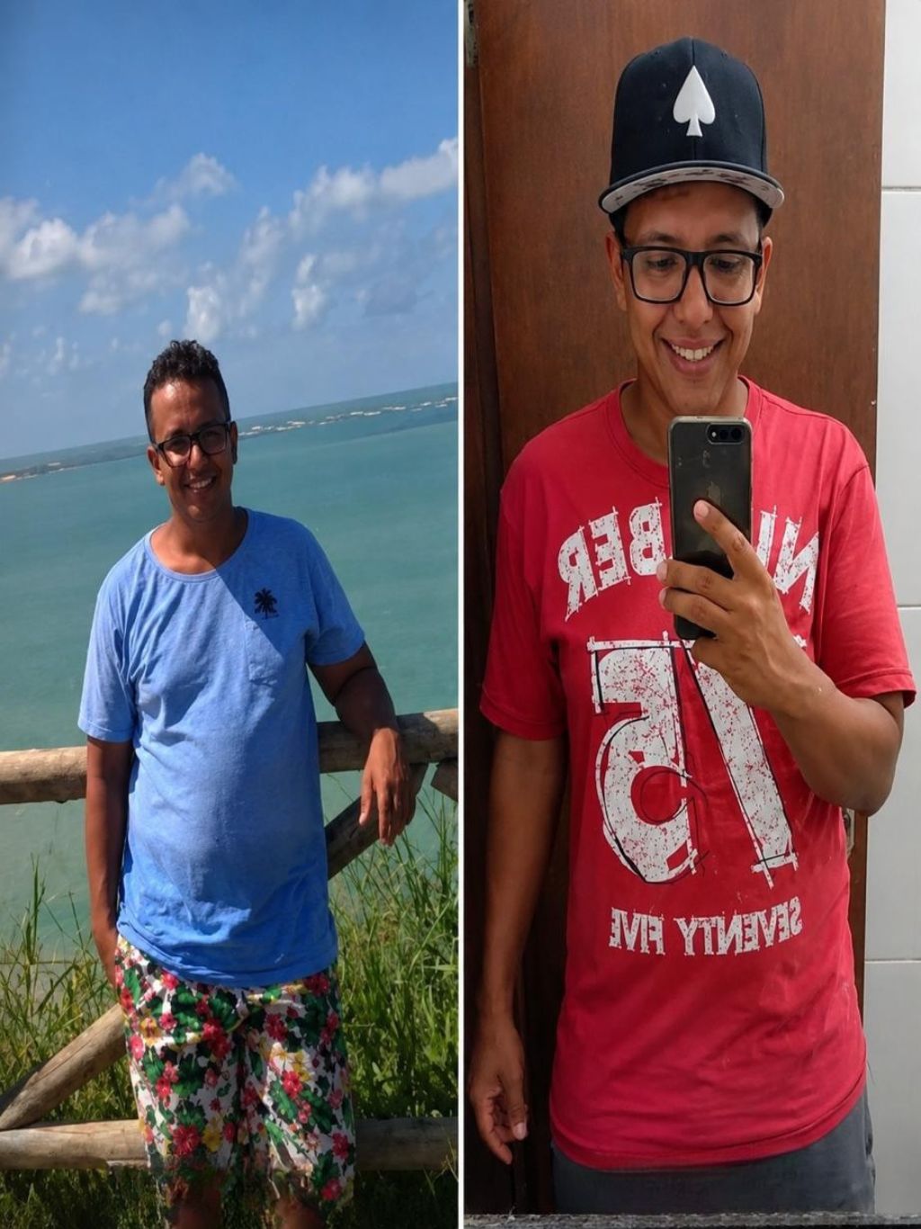 Transformação de aluno 7 — antes e depois
