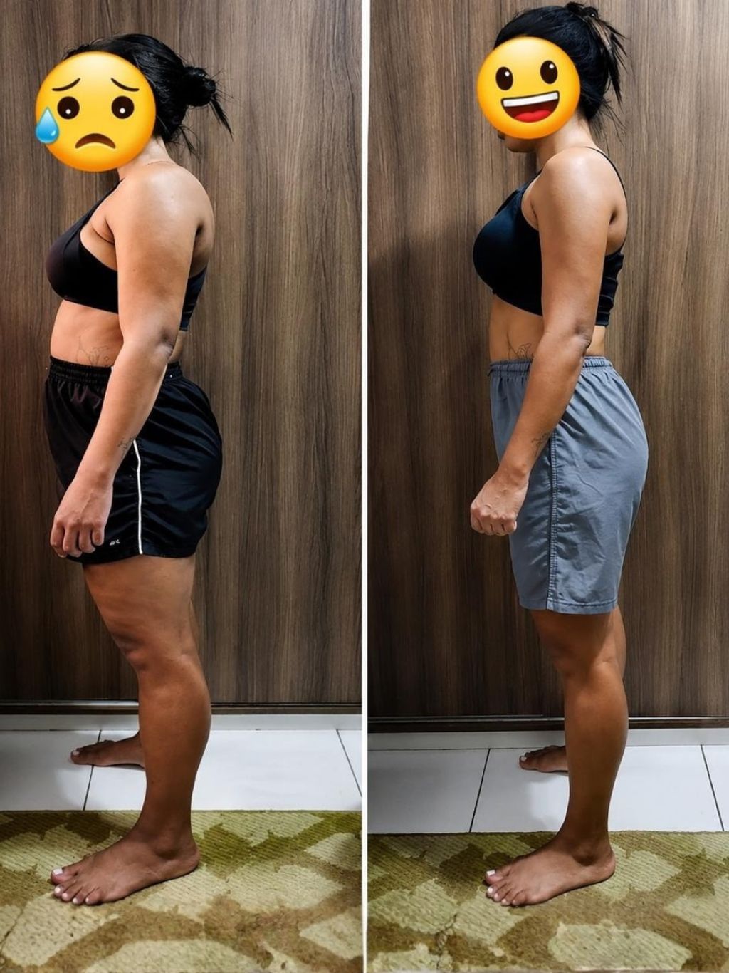 Transformação de aluno 9 — antes e depois