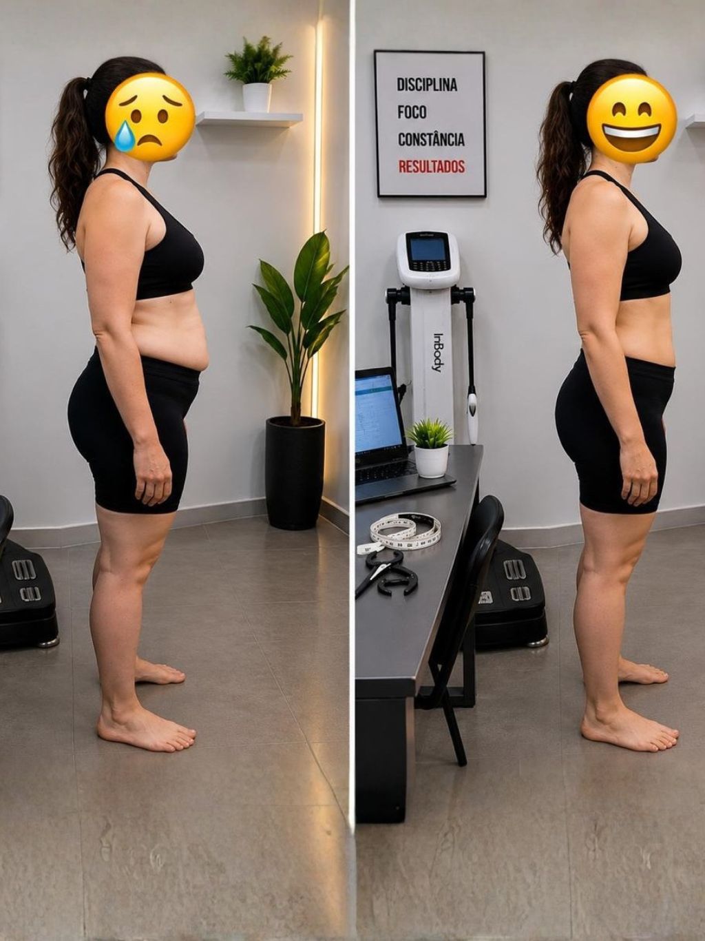 Transformação de aluno 10 — antes e depois